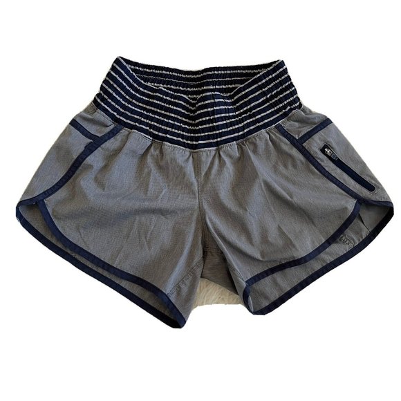 lululemon athletica Pants - Lululemon Tracker Short II 4-way Stretch Heathered Slate Inkwell Size 4 Athletic
